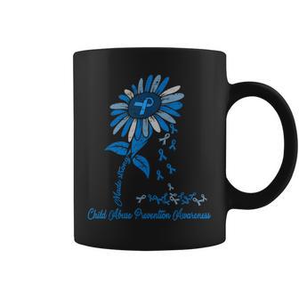 Child Abuse Prevention Sunflower Child Abuse Awareness Coffee Mug - Thegiftio