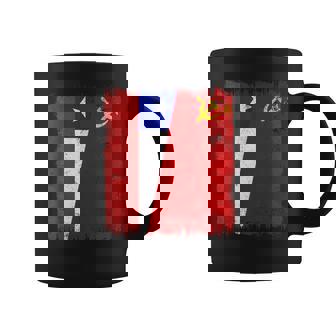 Chile Soviet Union Flag Chilean CCCP Heritage Coffee Mug | Mazezy