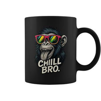 Chill Bro Lustiger Affe Mitonnenbrille Gamer Chiller Fun Tassen - Geschenkecke