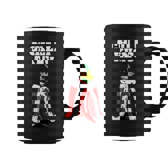 Chilli King Mexican Food Humor Lovers Boys Spicy Pepper Coffee Mug | Mazezy