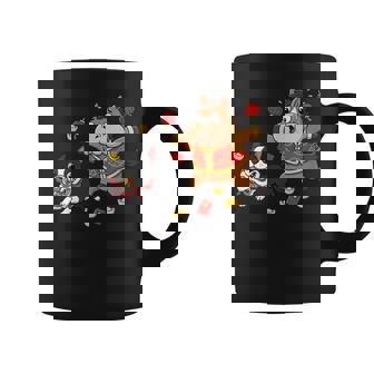 Chinese Horse Boston Terrier Kids Womens Happy New Year Coffee Mug | Mazezy