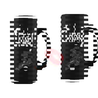 Choley Ping Pong Power Table Tennis Bat Coffee Mug | Mazezy