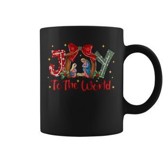 Christian Christmas Joy To The World Coquette Jesus Nativity Coffee Mug - Thegiftio UK