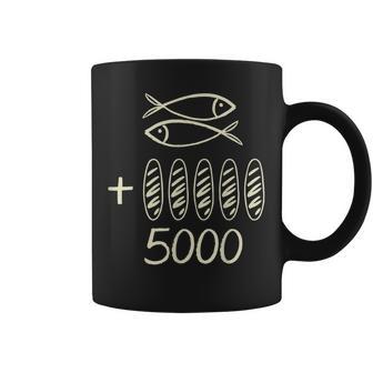 Christian Jesus 2 Fishes 5 Breads Feeds 5000 Women Coffee Mug - Thegiftio UK