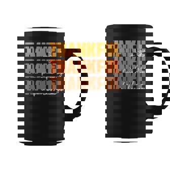 Christian Thanksgiving Thankful To God For Family Blessings Coffee Mug - Thegiftio