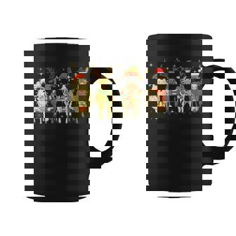 Christmas Animals Reindeer Sheep Cow Donkey Outfit Tee Graphic Print Coffee Mug - Monsterry