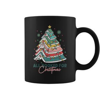 Christmas All Booked For Christmas Tree Christmas Teache Coffee Mug - Thegiftio UK