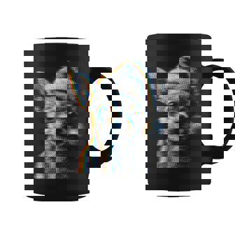 Christmas Chihuahua For Music Festivals Raver EDM Xmas Party Coffee Mug | Mazezy