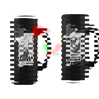 Make It Christmas Chili Pepper Theme Coffee Mug | Mazezy