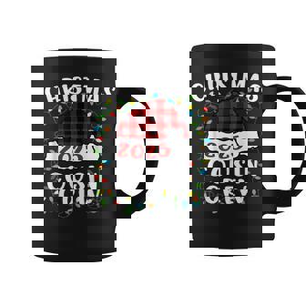 Christmas Cousin Crew 2025 Plaid Santa Hat Xmas Lights Coffee Mug | Seseable CA