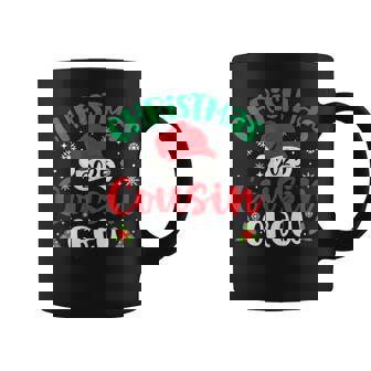 Christmas Cousin Crew 2025 Xmas Santa Hat Matching Family Coffee Mug - Thegiftio