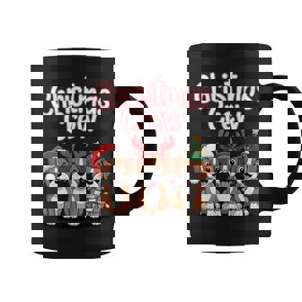 Christmas Crew Xmas Puppy Dog Humor Christmas Boxer Coffee Mug | Mazezy