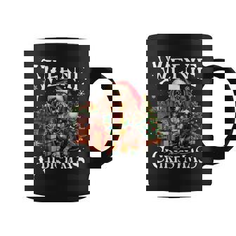 Christmas Dogs Dachshund Santa Claus Dachshund Xmas Wiener Adults Black Small Short Sleeve Humorous Modern Crew Neck Polyester 100 Coffee Mug - Monsterry