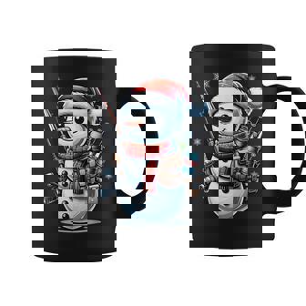 Christmas Fishing Fan Snowman Santa Coffee Mug | Seseable FR