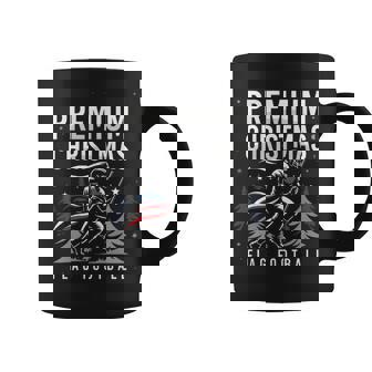 Christmas Flag Football Players Holiday Coffee Mug | Mazezy