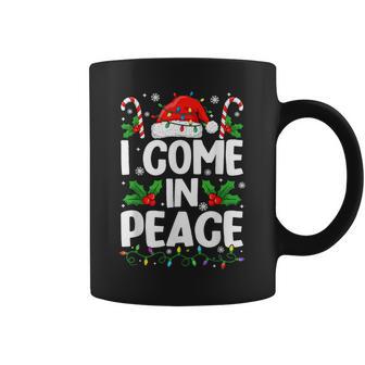 Christmas I Come In Peace Couple Matching & Women Coffee Mug - Thegiftio