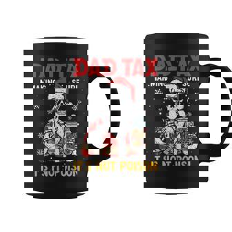Christmas Santa Skeleton Dad Tax Papa Xmas Family Coffee Mug - Thegiftio