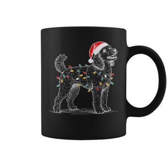 Christmas Goldendoodle Santa Doodle Dog Reindoodle Dog Coffee Mug - Thegiftio UK