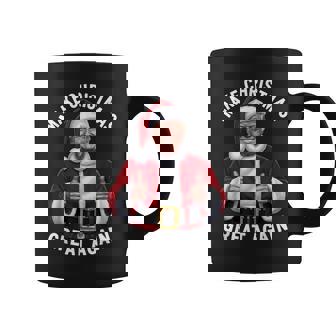 Make Christmas Great Again Xmas Trump Pj Pajamas Ugly Coffee Mug | Seseable CA