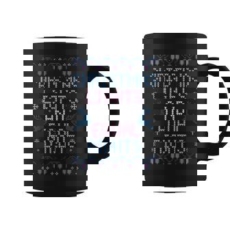 Christmas Lights And Equal Rights Ugly Christmas Coffee Mug | Mazezy