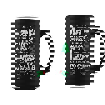 Christmas Merry Fitness Happy New Rear Xmas Workout Women Coffee Mug - Thegiftio