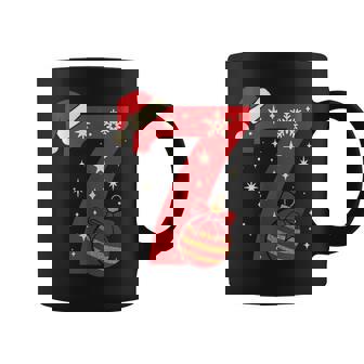 Christmas Number 7 Seven Meme – Santa Hat Festive Christmas Coffee Mug | Mazezy
