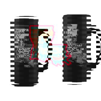 Christmas In The Pelican State Louisiana Coffee Mug | Mazezy