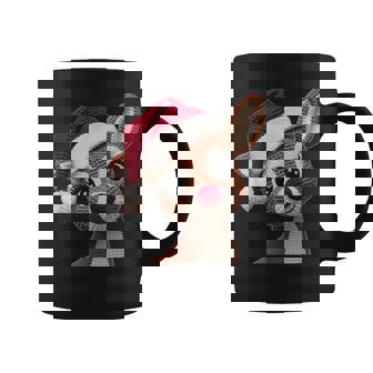 Christmas Reindeer Crochet Merry Christmas Reindeers Coffee Mug - Monsterry