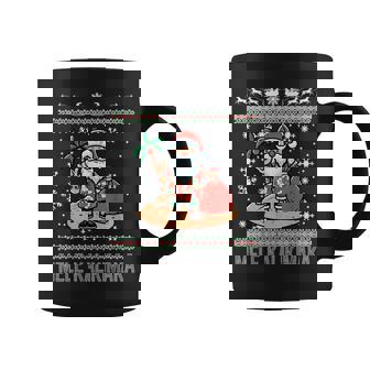 Christmas Santa Hawaii Mele Kalikimaka Ugly Xmas Women Coffee Mug | Seseable CA