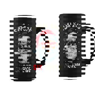 Christmas Santa Says Six Seven 6 7 Meme Xmas Boys Girl Coffee Mug - Seseable
