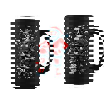 Christmas Soccer Cool Santa Claus 6 7 Meme Teens Coffee Mug | Mazezy