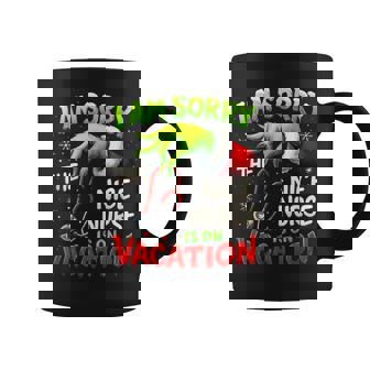 Christmas I Am Sorry The Niche Nurse Santa Hat Medical Coffee Mug | Mazezy