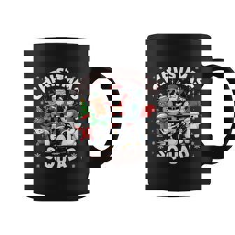 Christmas Squad Cute Santa Elf Reindeer Snowman And Tree Coffee Mug - Monsterry