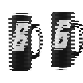 Classic Number 6 Varsity Tee Clean Sport For Game Day Coffee Mug | Mazezy