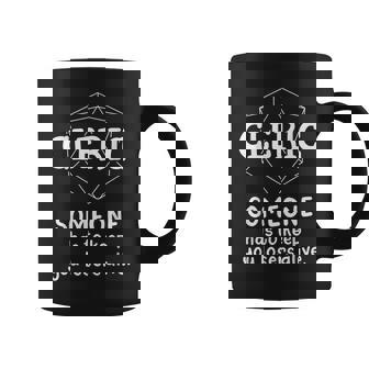 Cleric Character Joke Roleplaying Games Gamer Coffee Mug - Thegiftio