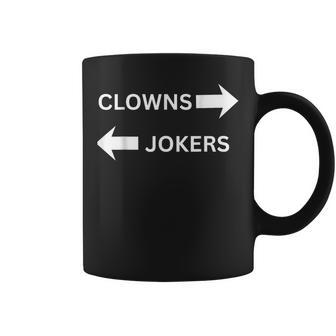 Clowns To The Left Jokers To The Right Fun Party Coffee Mug - Thegiftio UK