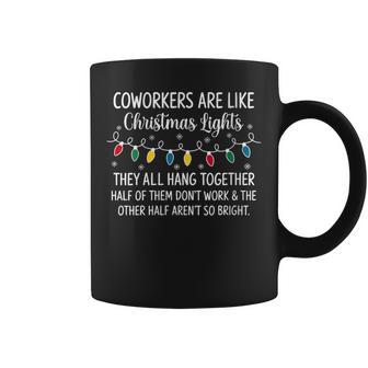 Co-Workers Are Like Christmas Lights They All Hang Together Coffee Mug - Thegiftio UK