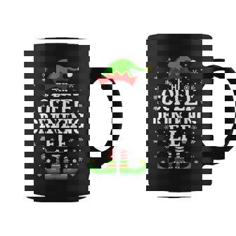 Coffee Drinking Elf Christmas Family Matching Coffee Mug | Seseable CA