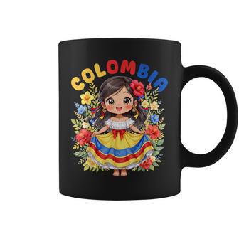 Colombian Girl Traditional Dress Culture Pride For Girls Coffee Mug - Thegiftio UK