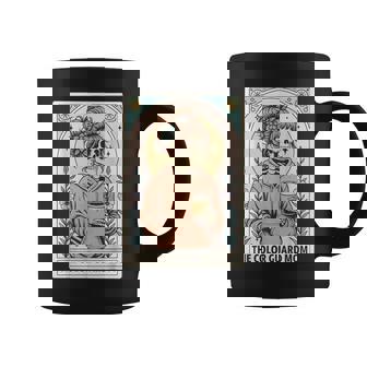 Color Guard Mom Tarot Card Skeleton Guard Mama Marching Band Coffee Mug | Mazezy