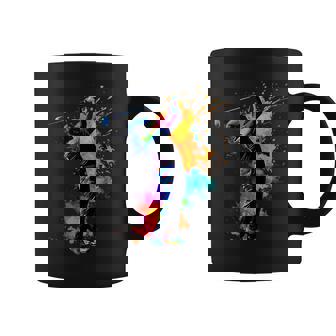 Colorful Golfer Golf Golfing Coffee Mug - Monsterry