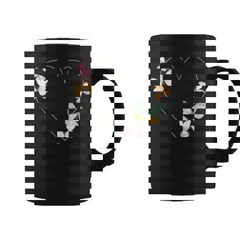 Colorful Heart Butterfly Graphic Print Coffee Mug - Monsterry