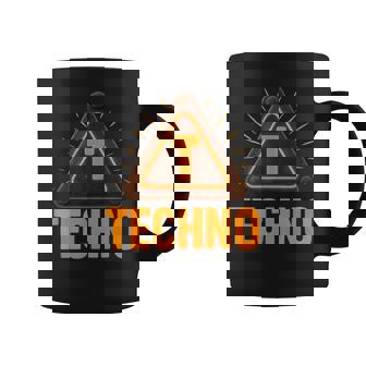 Colorful Industrial Techno For Analog Sound Basslines Coffee Mug | Mazezy