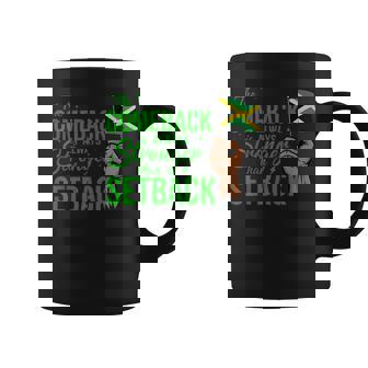 The Comeback Is Always Stronger Jamaica Strong Flag Coffee Mug | Mazezy