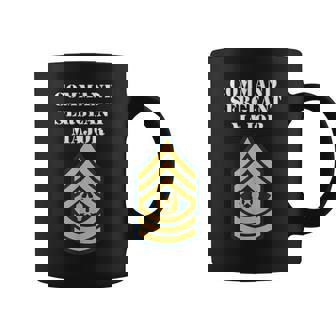 Command Sergeant Major Army Enlisted Rank Insignia Coffee Mug | Mazezy
