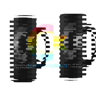 Commodore C64 大文字レインボーカラーストライプ効果 コーヒーマグ - Kawaiitshirt