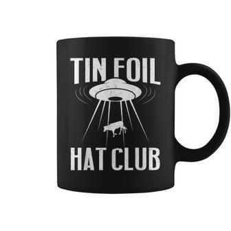 Conspiracy Theory Tin Foil Hat Club Coffee Mug - Thegiftio