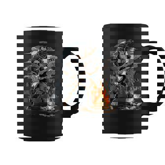 Cool Bigfoot Playing Bass Guitar Sasquatch Big Foot Rock Coffee Mug | Mazezy