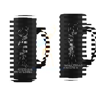 Cool Deer Look With Patriotic South Carolina Flag Coffee Mug | Mazezy