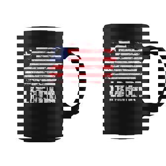 Cool Liberia Liberian Flag Pride Coffee Mug | Mazezy